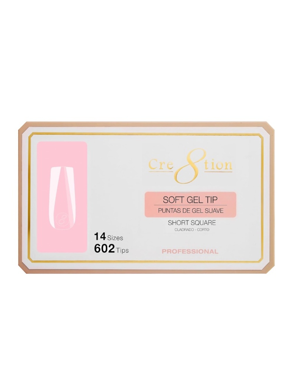 Cre8tion Professional Apex Short Square Press On Nails